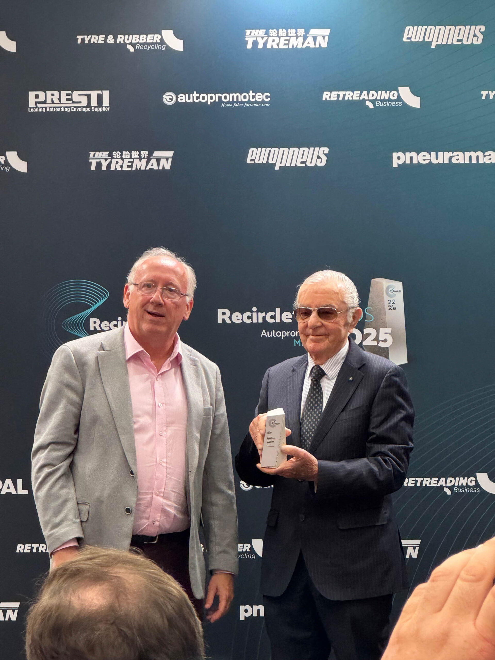Recircle Awards David Wilson, Mario Marangoni
